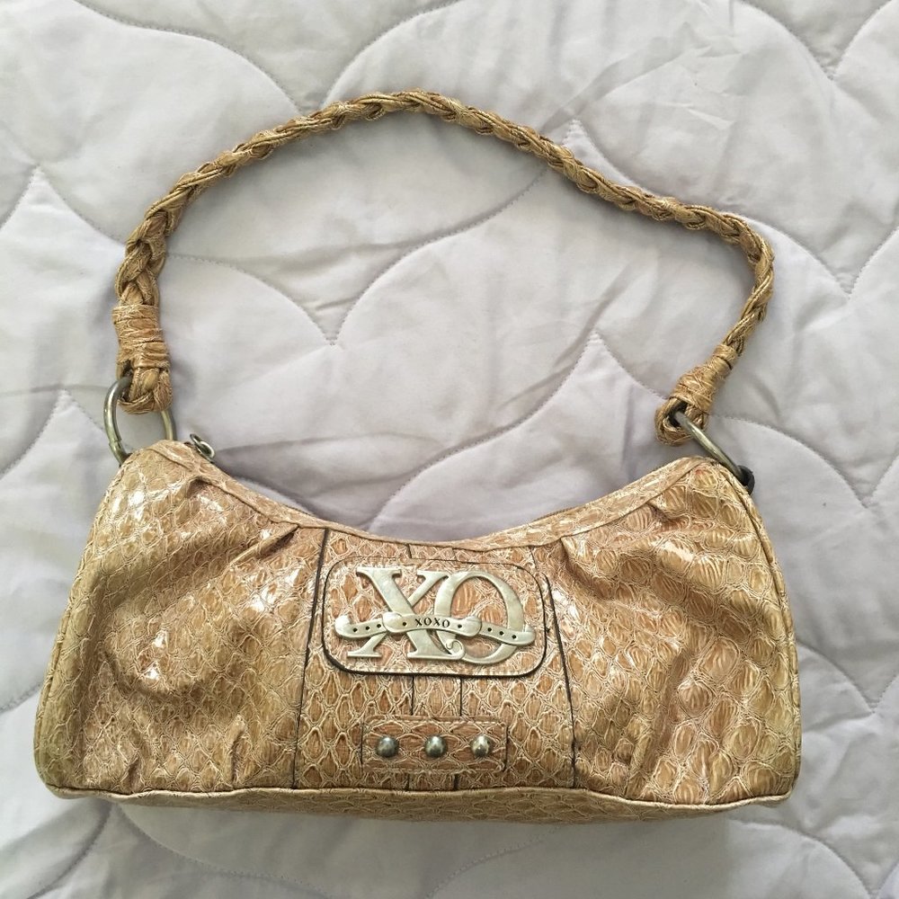 XOXO Tan Purse with Braided Strap